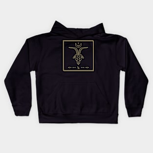 the signs of the zodiac symbol capricorn Kids Hoodie
